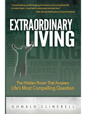 cover image of Extraordinary Living
